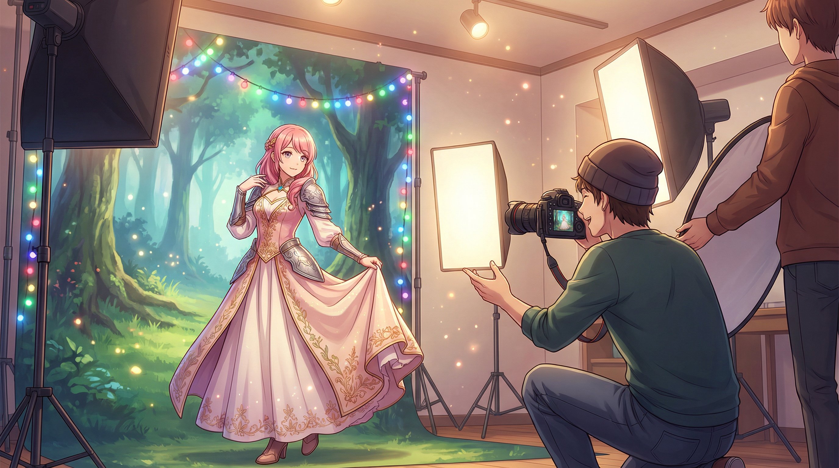 天美传奇mv星空案例-Cosplay影像拍摄